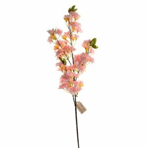 Mű virágzó ág, rózsaszín, 100 cm kép