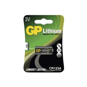 Lítium elem CR123A GP LITHIUM 3V/1400 mAh kép