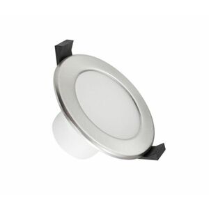 LED Fürdőszobai beépíthető lámpa LED/7W/230V 3000K ezüst IP44 kép