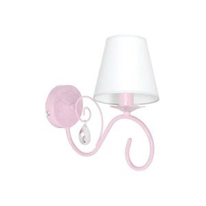 Gyermek fali lámpa LAURA 1xE14/60W/230V halvány rózsaszín kép