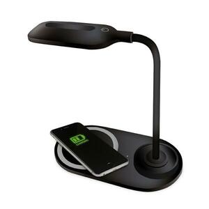 LED Asztali lámpa LED/3W/230V vezeték nélküli töltéssel fekete kép