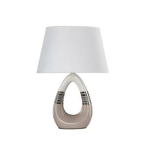 Asztali lámpa ROMANO 1xE27/60W/230V fehér/bézs kép