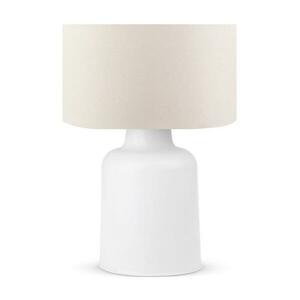 Asztali lámpa AYD 1xE27/60W/230V bézs/fehér kép