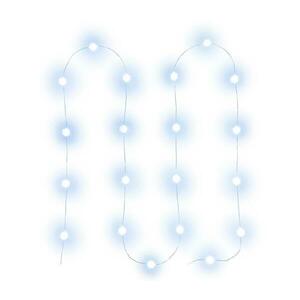 LED Karácsonyi lánc 20xLED/2xAA 2, 3m hideg fehér kép