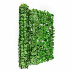 Blumfeldt Fency Bright Leaf, világoszöld, bükk, kerítés, védelmet nyújt a kíváncsi tekintetekkel és a széllel szemben, 300 x 100 cm kép