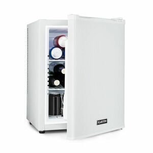Klarstein Happy Hour 40, mini hűtőszekrény, 40 liter, 5 -15°C, csendes, 23dB, LED világítás, fehér kép