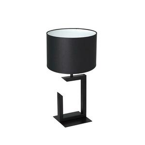 Asztali lámpa 1xE27/60W/230V 45 cm fekete/fehér kép