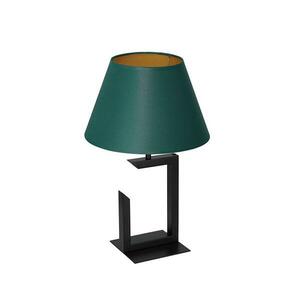 Asztali lámpa 1xE27/60W/230V 45 cm zöld/arany kép