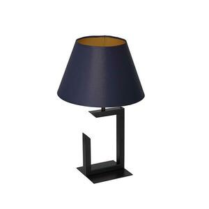 Asztali lámpa 1xE27/60W/230V 45 cm kék/arany kép