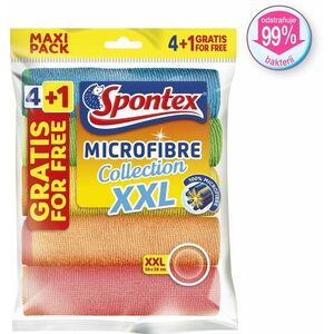 SPONTEX Microfibre Economic XXL 38 × 40 cm (5 db) kép