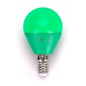 B.V. LED Izzó G45 E14/4W/230V zöld kép
