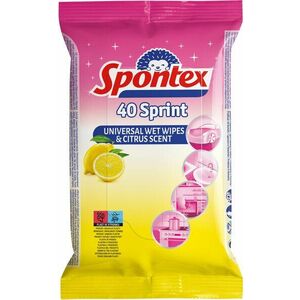 SPONTEX Sprint nedves törlőkendő 40 db kép