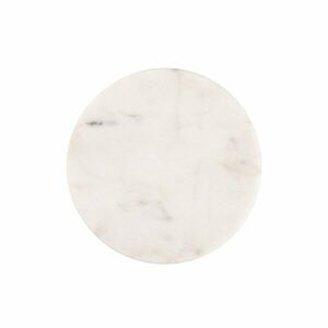 MARBLE márvány poháralátét, fehér Ø 10 cm kép