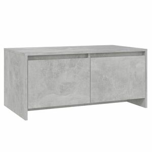 vidaXL betonszürke forgácslap dohányzóasztal 90 x 50 x 41, 5 cm kép