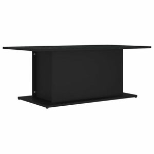 vidaXL fekete forgácslap dohányzóasztal 102 x 55, 5 x 40 cm kép