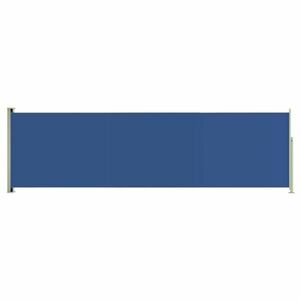 vidaXL kék behúzható oldalsó terasznapellenző 180 x 600 cm kép