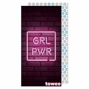 Towee GIRL PWR gyorsan száradó törölköző, 50 x 100 cm kép