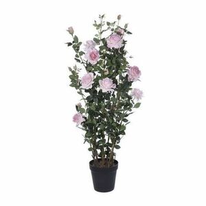 Selyemvirág rózsabokor rózsaszín 112cm kép