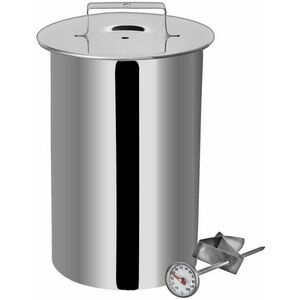 ORION Rozsdamentes acél sonka készítő hőmérővel 10cm kép