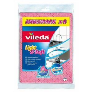 VILEDA Light & Soft rózsaszín 6 darab kép