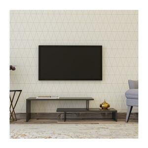 TV asztal OVIT 45x120 cm antracit/fekete kép
