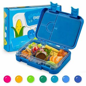 Klarstein junior Lunchbox, 6 rekesz, 21, 3 x 15 x 4, 5 cm (Sz x Ma x Mé), BPA-mentes kép