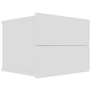 vidaXL fehér forgácslap éjjeliszekrény 40 x 30 x 30 cm kép