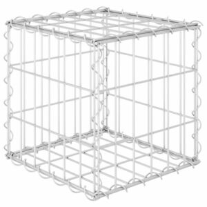 vidaXL kocka alakú acélhuzal gabion magaságyás 30 x 30 x 30 cm kép