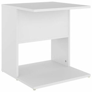vidaXL fehér forgácslap kisasztal 45 x 45 x 48 cm kép