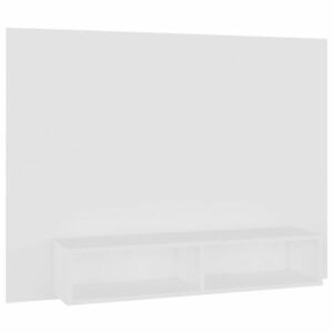 vidaXL fehér fali forgácslap TV-szekrény 120 x 23, 5 x 90 cm kép