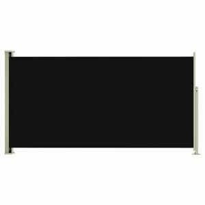 vidaXL fekete behúzható oldalsó terasznapellenző 160 x 300 cm kép