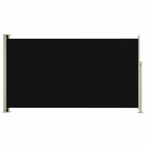 vidaXL fekete kihúzható oldalsó terasznapellenző 170 x 300 cm kép