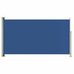 vidaXL kék kihúzható oldalsó terasznapellenző 170 x 300 cm kép