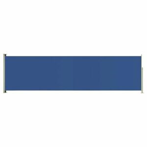 vidaXL kék kihúzható terasznapellenző 140 x 500 cm kép