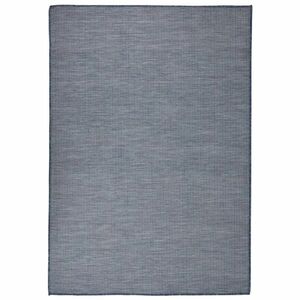 vidaXL kék lapos szövésű kültéri szőnyeg 160 x 230 cm kép