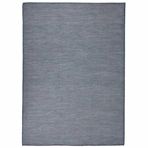 vidaXL kék lapos szövésű kültéri szőnyeg 200 x 280 cm kép