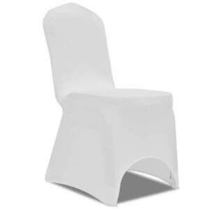 vidaXL 100 db fehér sztreccs székszoknya kép