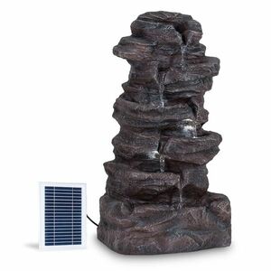 Blumfeldt Stonehenge XL, napelemes szökőkút, LED világítás, polyresin, lítium-ion akkumulátor kép