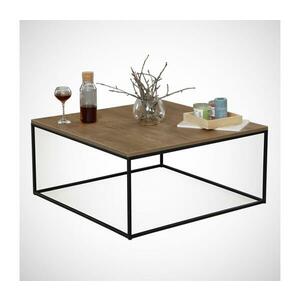 Kávésasztal POLY 43x75 cm barna/fekete kép