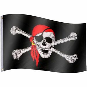 FLAGMASTER® Zászló Jolly Roger kalóz 120 x 80 cm kép