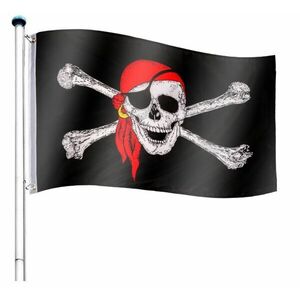 FLAGMASTER® Zászló rúddal Kalóz 650 cm kép