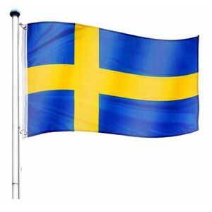 FLAGMASTER® Zászló rúddal Svéd SWE 650 cm kép