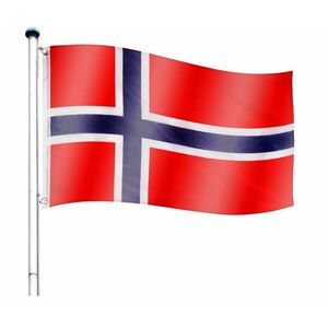 FLAGMASTER® Zászló rúddal Norvégia NOR 650 cm kép