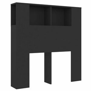 vidaXL fekete áthidaló szekrény 100 x 18, 5 x 104, 5 cm kép