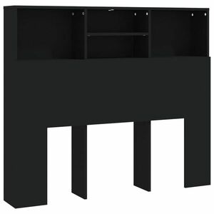 vidaXL fekete áthidaló szekrény 120 x 19 x 103, 5 cm kép