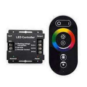 RGB LED szalag vezérlő érintős touch rádiós vezérlés kép