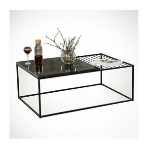Kávésasztal ZINUS 43x95 cm fekete kép