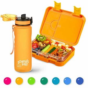 Klarstein , reggeliző szett, uzsonnás doboz és ivópalack, Tritan, szoros zárórendszer, BPA-mentes kép