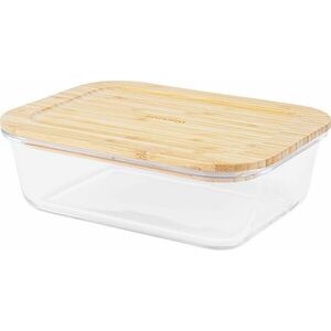 Siguro Glass Seal Bamboo élelmiszertároló edény 1, 5 l, 7 x 22, 5 x 17 cm kép