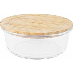 Siguro Glass Seal Bamboo élelmiszertároló edény 0, 95 l, 7 x 17 x 17 cm kép